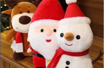 Gấu bông Ông Già Noel, Tuần Lộc và Người Tuyết đáng yêu, trang trí Giáng Sinh.