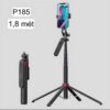 gậy chụp ảnh 4 chân P185 chính hãng màu đen