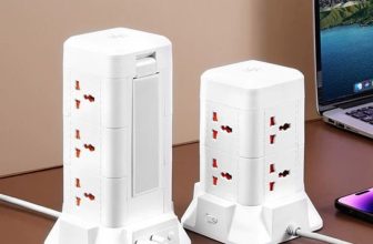 Ổ cắm điện đa năng dạng tháp tích hợp cổng USB và Type-C