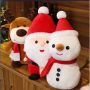 Búp Bê Nhồi Bông Ông Già Noel, Tuần Lộc, Người Tuyết Trang Trí Noel (Nhiều Kích Cỡ)