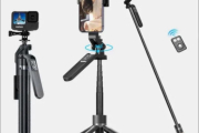 Gậy Chụp Ảnh Selfie 4 Chân A14 1M8 – Chống Rung Bán Tự Động, Remote Đa Năng