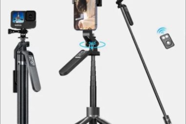 Gậy Chụp Ảnh Selfie 4 Chân A14 1M8 – Chống Rung Bán Tự Động, Remote Đa Năng