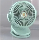 Quạt Tích Điện Kẹp HUTA Q22 Kích Thước Lớn 8 Inch – Pin Trâu 10.000mAh, Xoay 720 Độ