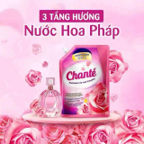 Nước Giặt Xả Chante 8in1 Hương Hoa Hồng Pháp