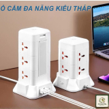 Ổ Cắm Điện Đa Năng Maisonlife Dạng Tháp 2m – Sạc Nhanh USB & Type-C Chống Cháy