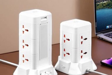 Ổ Cắm Điện Đa Năng Maisonlife Dạng Tháp 2m – Sạc Nhanh USB & Type-C Chống Cháy