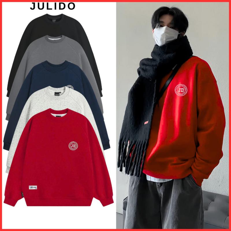 Áo Sweater JULIDO Nỉ Lông Cao Cấp – Item Unisex Phong Cách Hàn Quốc Mùa Đông