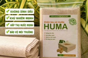 Gói sản phẩm Khăn Lau Đa Năng HUMA 5 mét – Không dính dầu, Certified Organic
