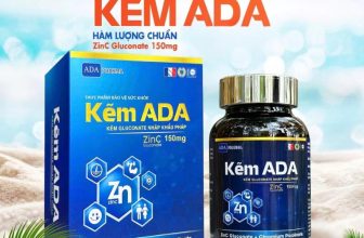 Hộp 90 viên Kẽm ADA Gluconate 150mg nhập khẩu Pháp, bổ sung 20,1mg Kẽm nguyên tố