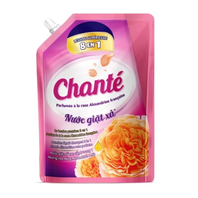 Nước Giặt Xả Chanté phiên bản Elegante Hoa Hồng Pháp, mang lại khả năng lưu hương như nước hoa.