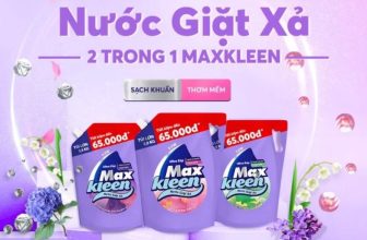 Túi nước giặt Maxkleen 3.8kg hương hoa/vườn sớm mai, công nghệ Ultra Kép 2 trong 1
